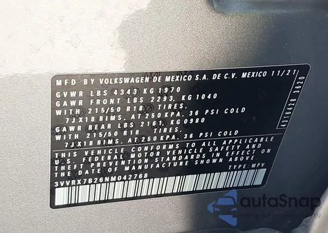 3VVRX7B26NM042768
